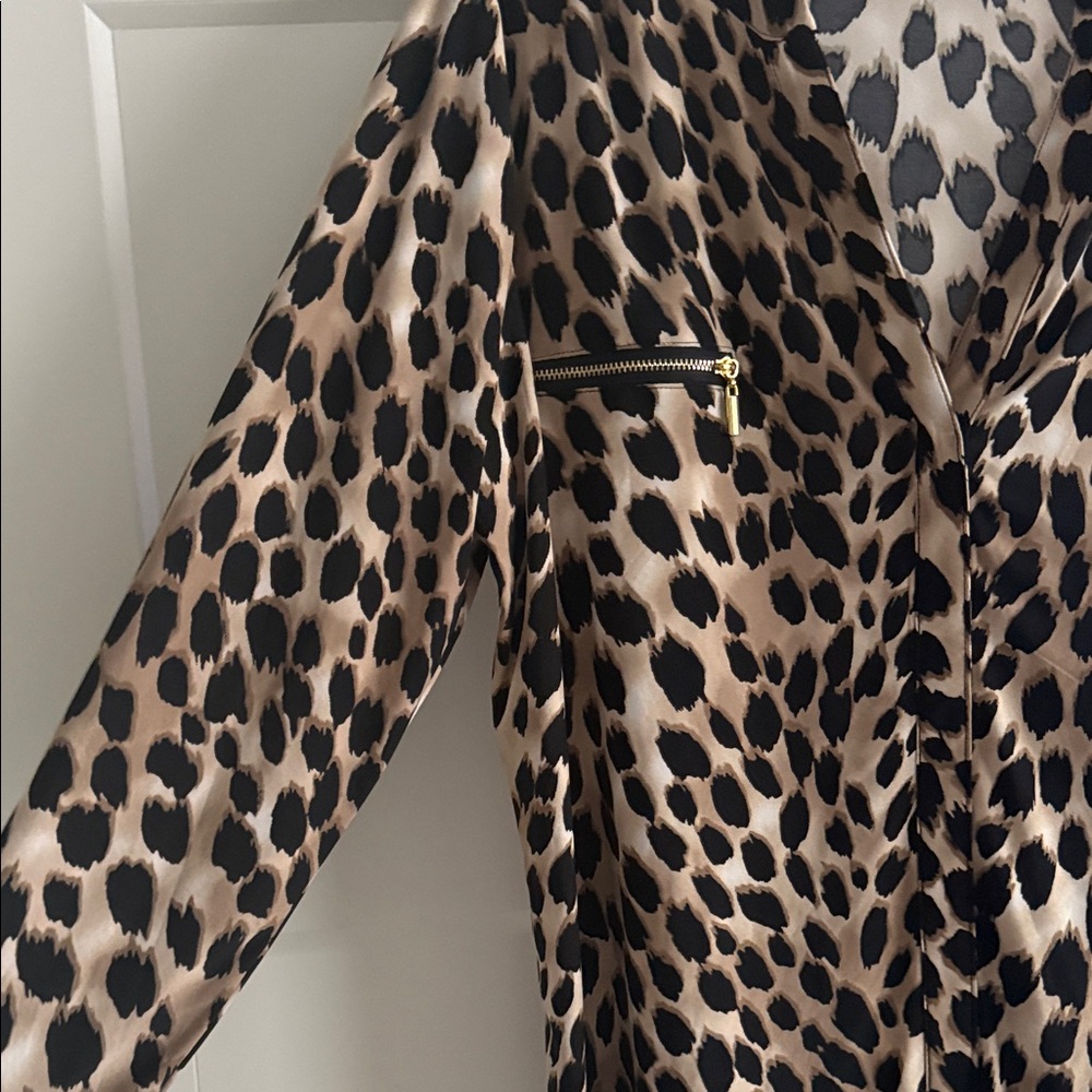 INC International Concepts Animal Print Blouse - Picture 4 of 6